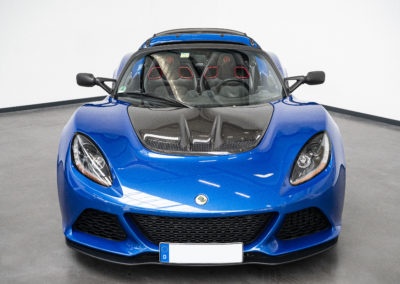 Lotus Exige Sport 350 blau Cabrio