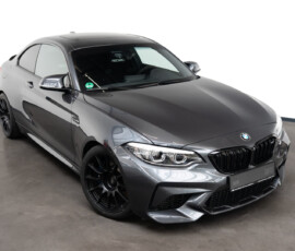 BMW M2 Tracktool Front-Dreiviertelansicht von links oben