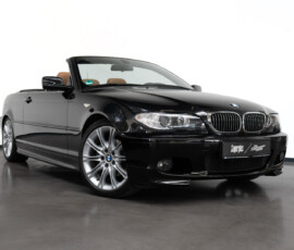 BMW 320Ci E46 Cabrio Front-Dreiviertelansicht von links
