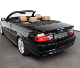 BMW 320Ci E46 Cabrio Heckansicht offenes Verdeck